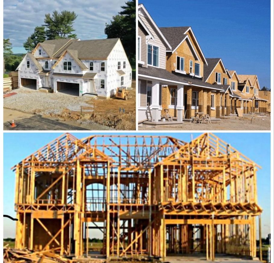 new construction collage